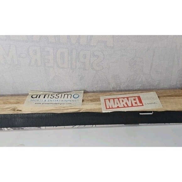 MARVEL The AMAZING SPIDERMAN Comic canvas ART Artissimo 14x11 Wood Mounted - Picture 3 of 5